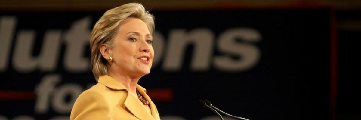 Hillary Clinton Flaunts Her Surveillance State Baggage
