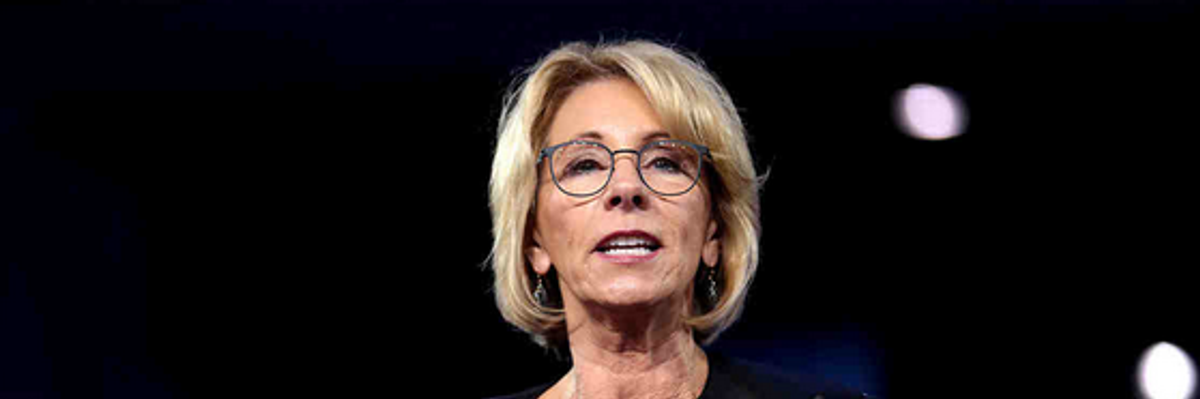 DeVos Doesn't Believe that Promoting Racial Diversity in Schools Is a Worthwhile Cause