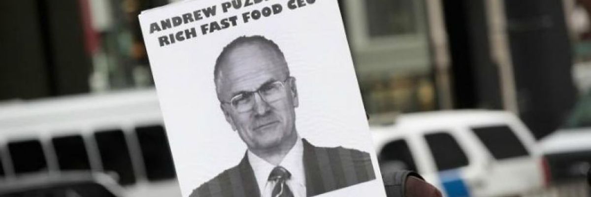 Puzder Out: Fast Food CEO Drops Nomination to Head Labor Dept.