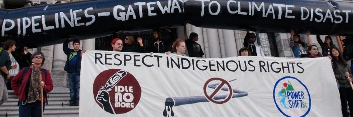 First Nations Vow: There Will Be No Tar Sands Pipeline