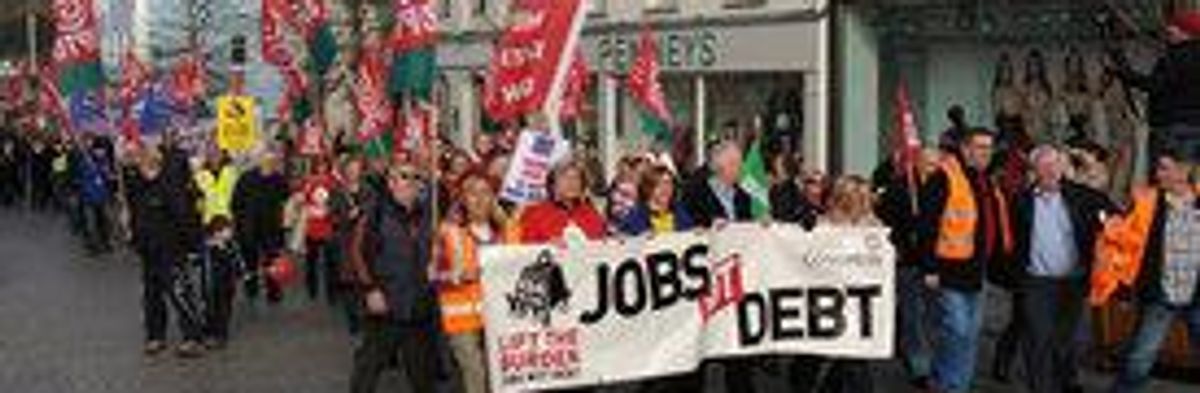 Thousands March to 'Lift the Burden' of Austerity in Ireland