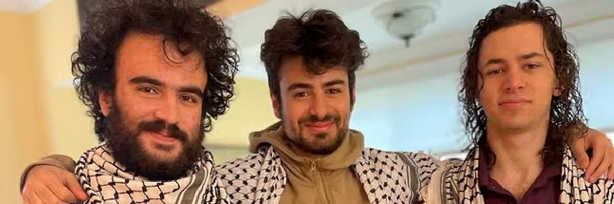 Photo of Hisham Awartani, Tahseen Ali and Kenan Abdulhamid,