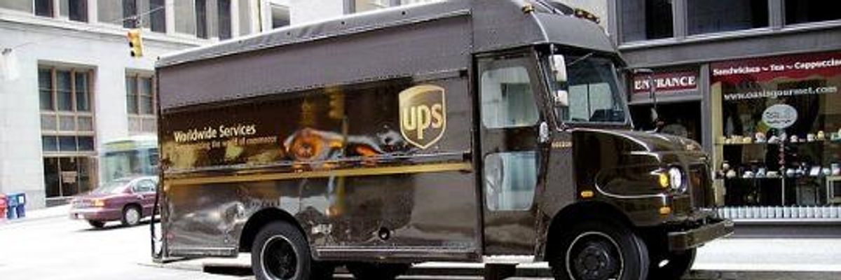 UPS Workers Protest Retaliatory Mass Firings