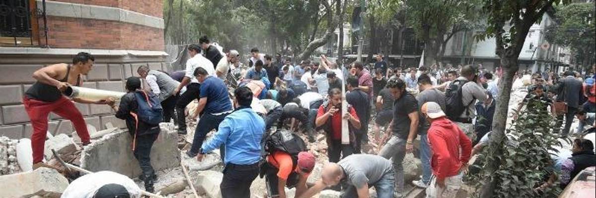 'Devastating': Massive Quake Collapses Buildings and Kills Hundreds in Mexico