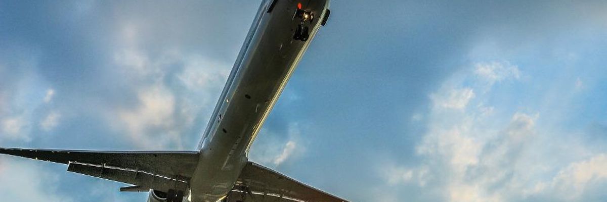 Plane taking off