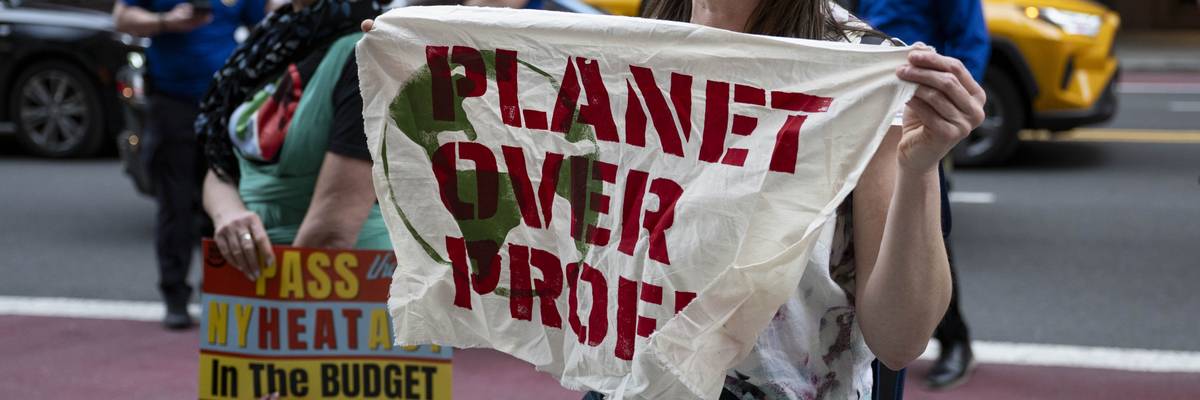 'Planet Over Profit"