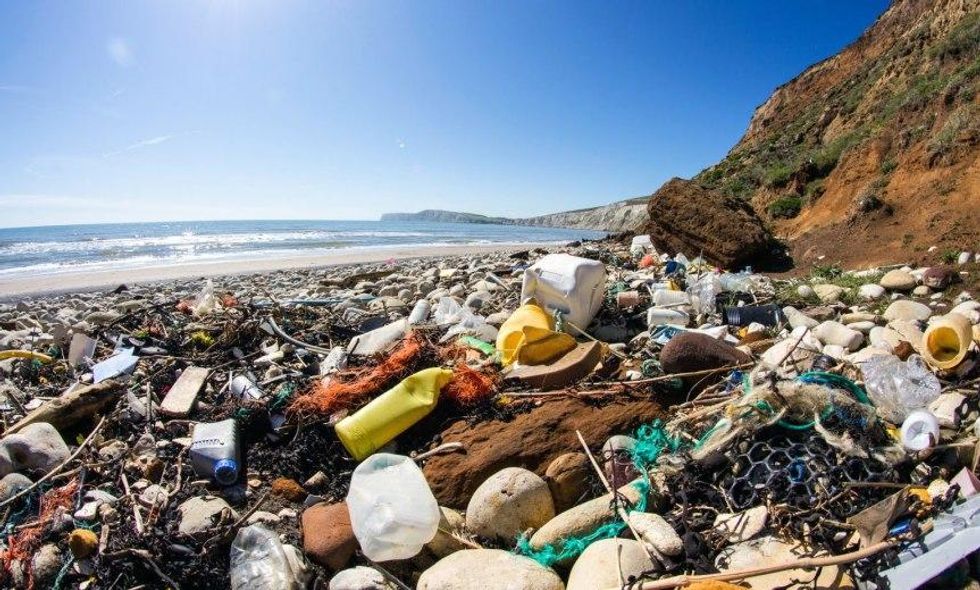 plastic in the ocean