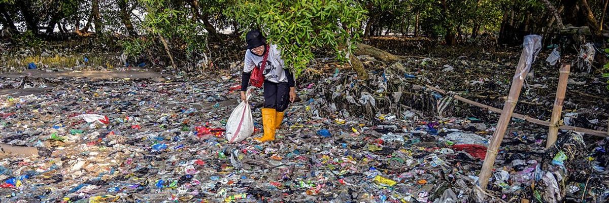 Plastics pollution