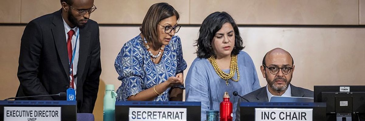 Plastics treaty talks in Geneva