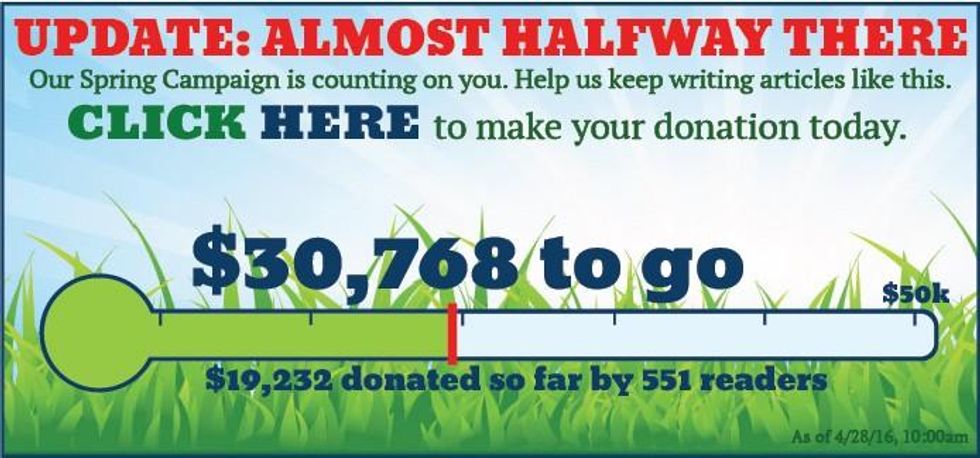 Please donate now - we're coming up short