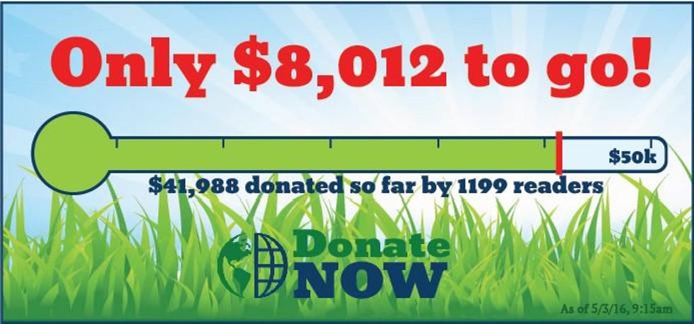 Please donate now - we're coming up short