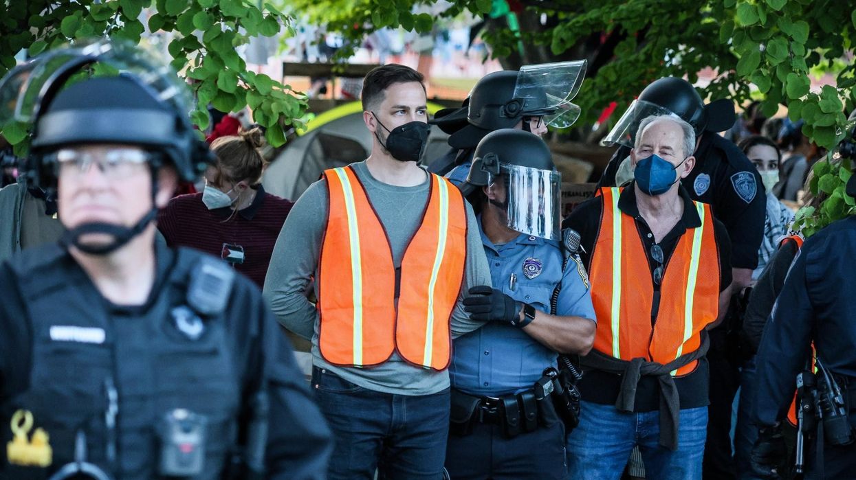 Police arrest demonstrators at UMass Amherst