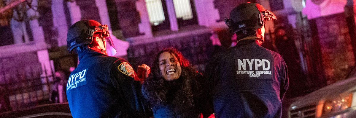 Police arrest protesters during pro-Palestinian demonstrations