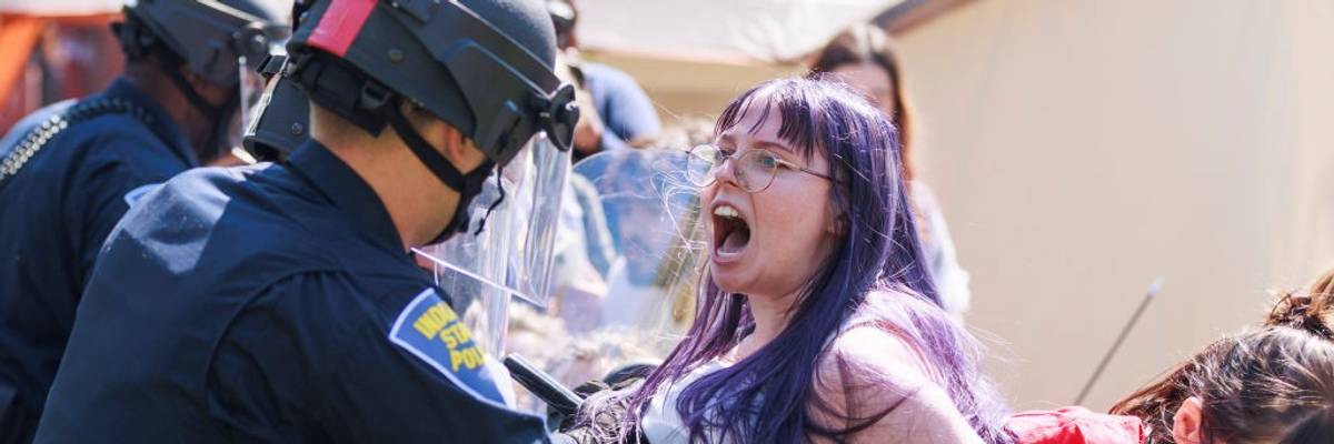 Police arrests on Indiana University campus