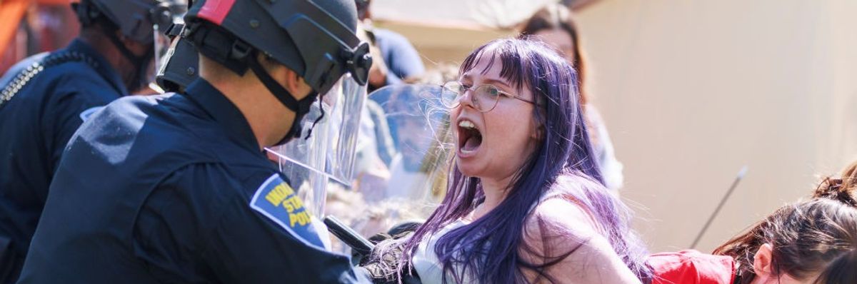 Police arrests on Indiana University campus