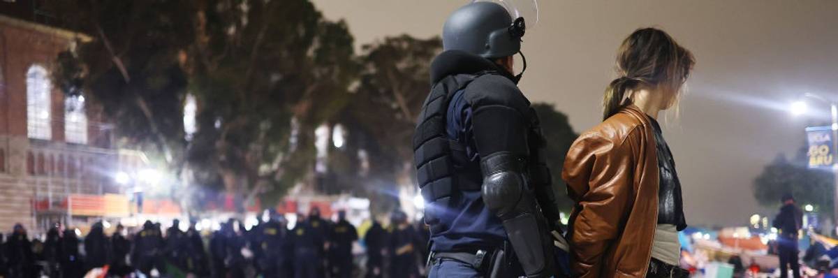 Police Clear Student Encampment on UCLA Campus