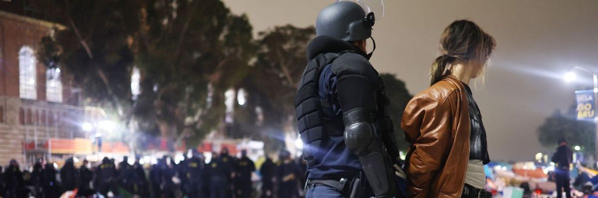 Police Clear Student Encampment on UCLA Campus