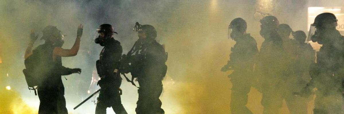 To End 'Unconstitutional Nightmare,' ACLU Sues Trump Administration Over Use of Secret Police in Portland