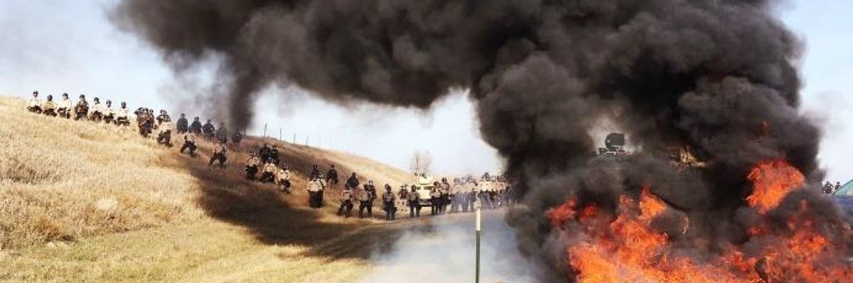 'All-Out War' in North Dakota as Police Arrest 141 Water Protectors
