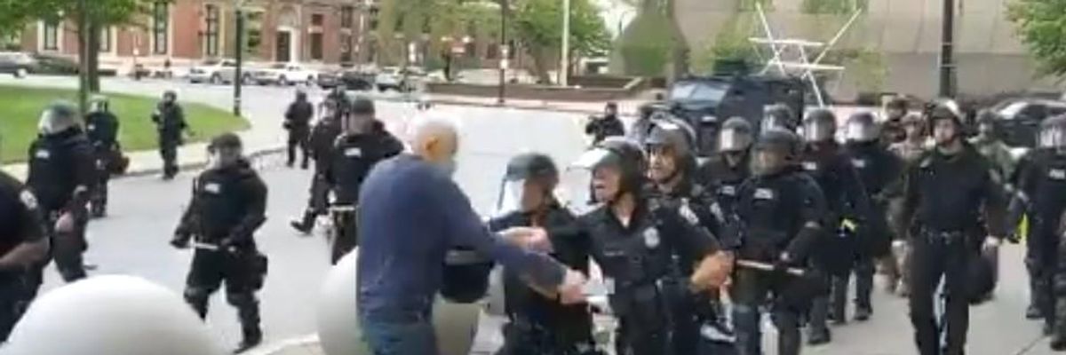 Skull Fractured by Police and Lied About by Trump, 75-Year-Old Peace Activist Martin Gugino Still Unable to Walk