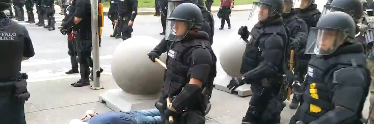 Outrage and Disgust as Charges Dropped for Buffalo Police Officers Who Fractured Skull of 75-Year-Old Peaceful Protester