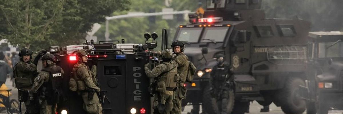 New Investigation Reveals How Fossil Fuel Giants Are Amplifying Militarized Police Forces