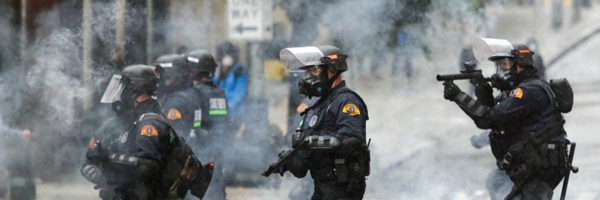 'Police Have Been Letting Us Live in Peace,' Says Trump as Activists Catalogue Nearly 600 Videos of Officer Violence Against Protesters