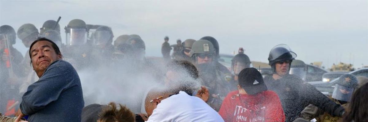 When Will It End? US Government Again Uses Militarized Response to Stand of Native Americans to Injustice
