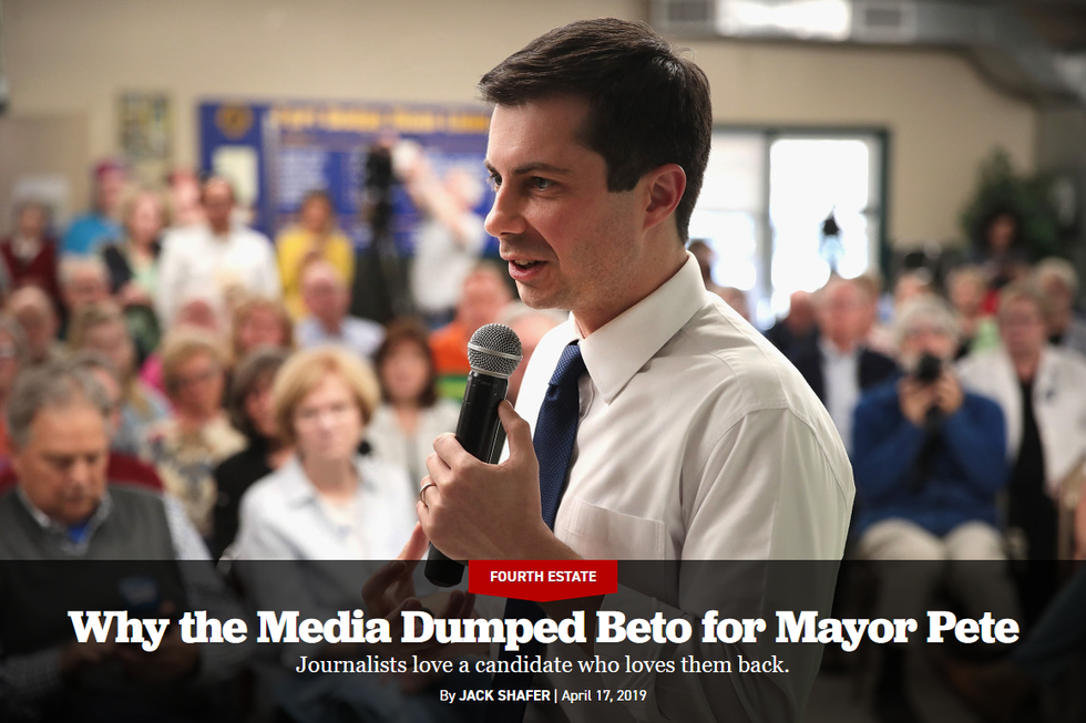 Politico: Why the Media Dumped Beto for Mayor Pete