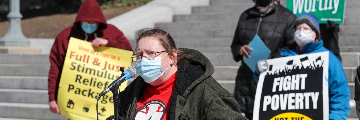 Poor people's campaign rally.