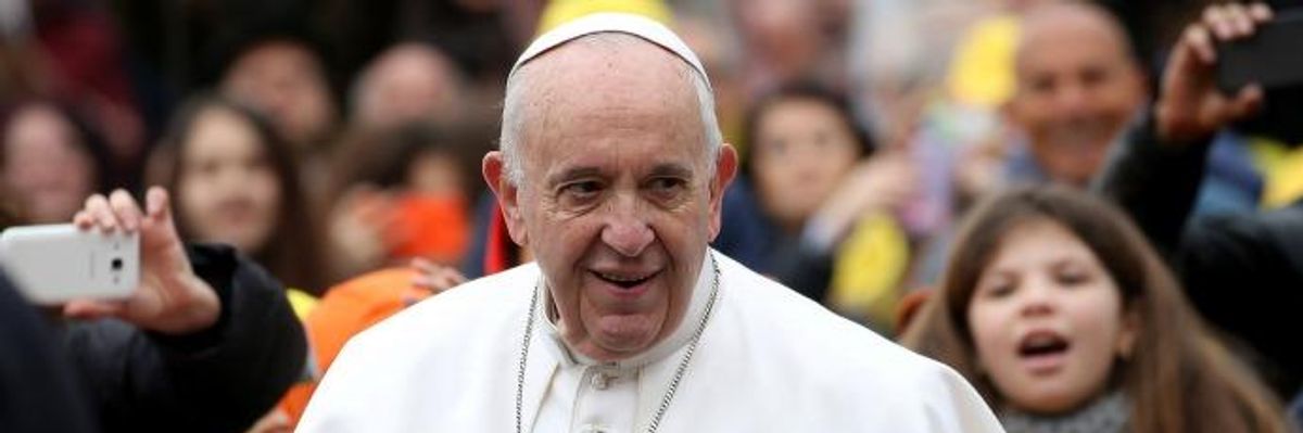 Pope Francis: Govts. That Sell Arms to Saudi Arabia 'Have No Right to Talk About Peace'