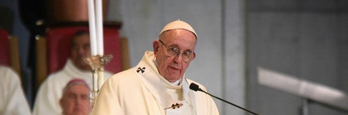 For Abandoning Climate Accord, Pope Swipes Trump on World Food Day
