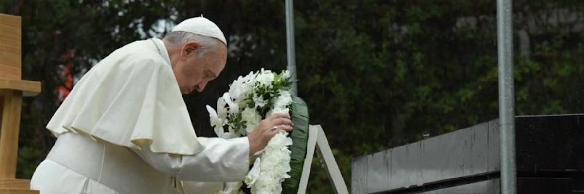 'An Affront Crying Out to Heaven': Pope Calls for a World Without Nuclear Weapons