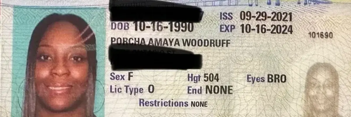 Porcha Woodruff's license