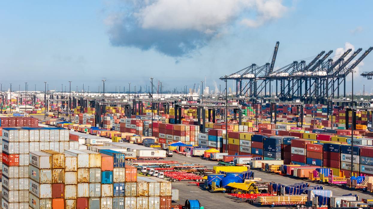 Port of Houston Authority shipping containers.
