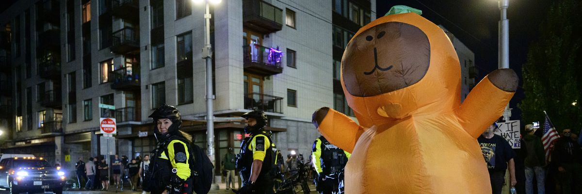 Trump's 'Divorced From Reality' Depiction of Portland Ridiculed by Local Officials