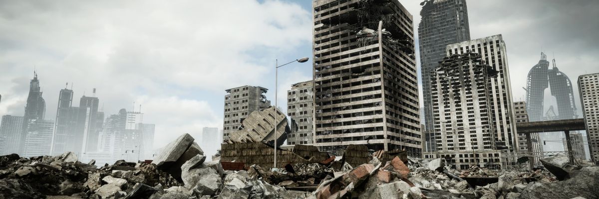 Post Apocalyptic Urban Landscape