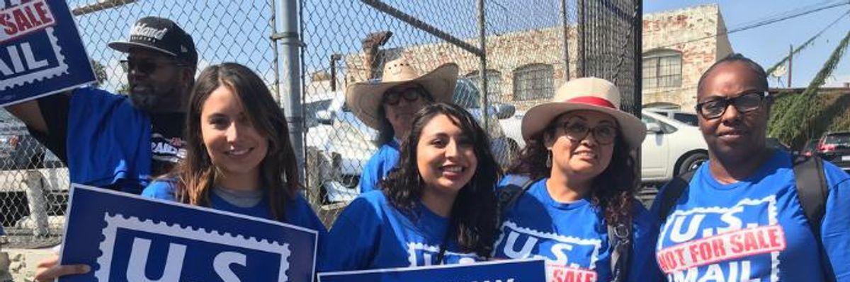 US Mail Is #NotForSale: Postal Workers Nationwide Stand Together Against Trump's Privatization Plan