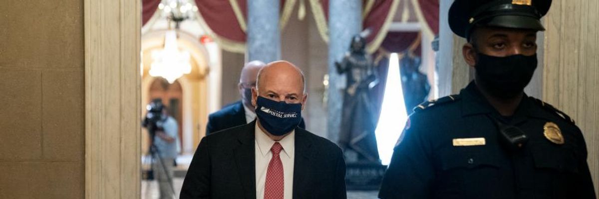 Lawmakers Demand Removal of Postmaster General DeJoy Over 'Nefarious' Efforts to Destroy the Postal Service and 'Aid Trump Reelection'
