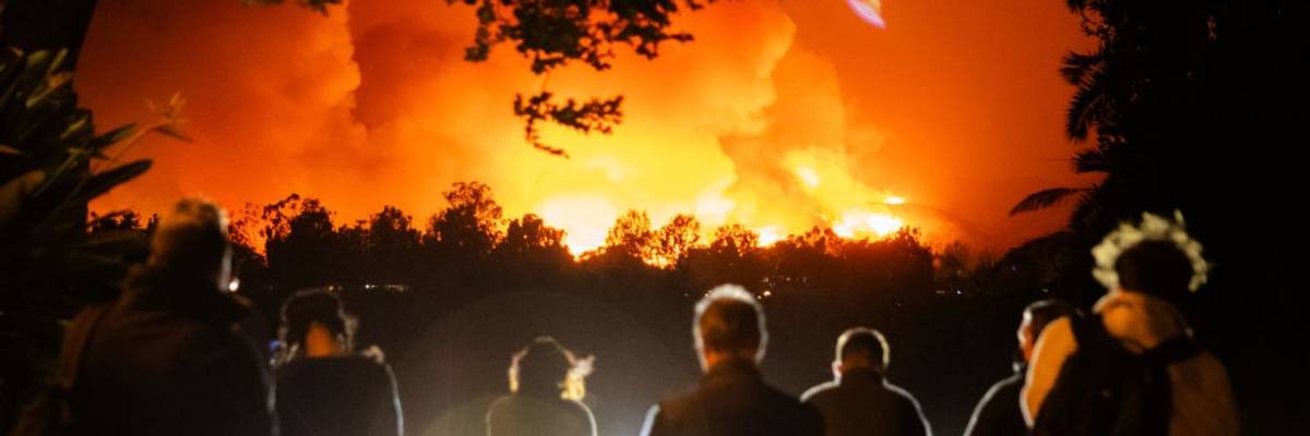 Powerful Winds Fuel Multiple Fires Across Los Angeles Area