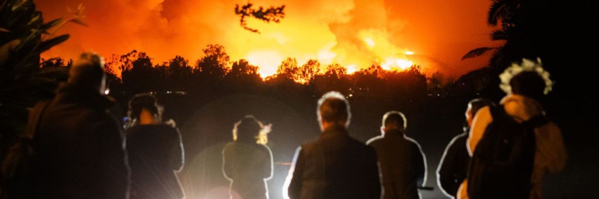 Powerful Winds Fuel Multiple Fires Across Los Angeles Area