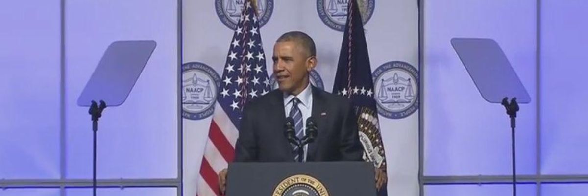 In NAACP Speech, Obama Calls for Sweeping--and Unprecedented--Prison Reform