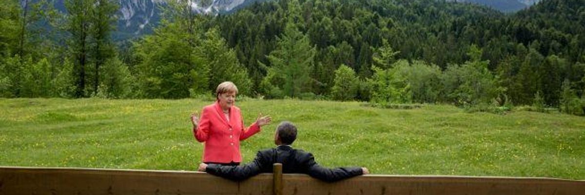 Merkel Urged to Temper NATO's Belligerence