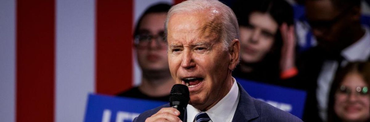 President Biden And Vice President Harris Speak At DNC Event In Washington, DC