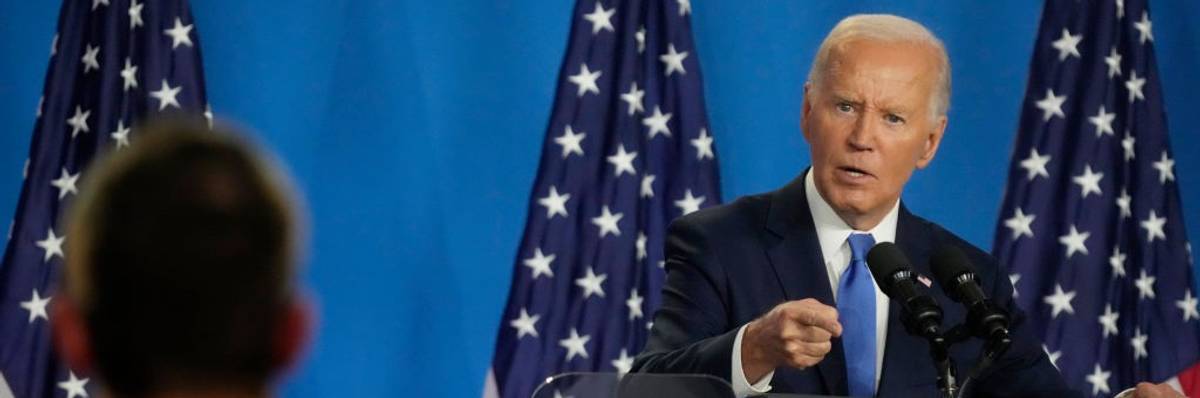 President Biden Holds NATO Summit News Conference As Questions Surround His Candidacy