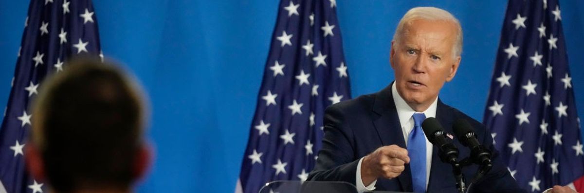 President Biden Holds NATO Summit News Conference As Questions Surround His Candidacy