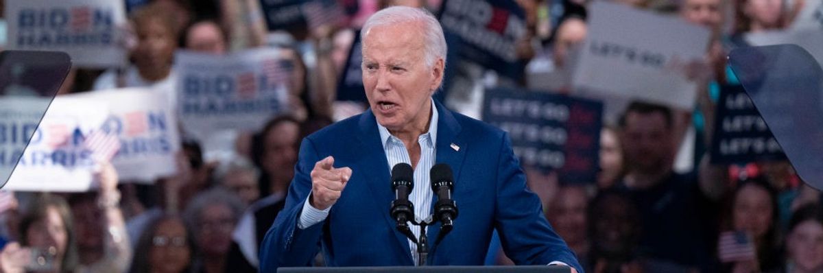 President Biden Holds Post-Debate Rally In North Carolina