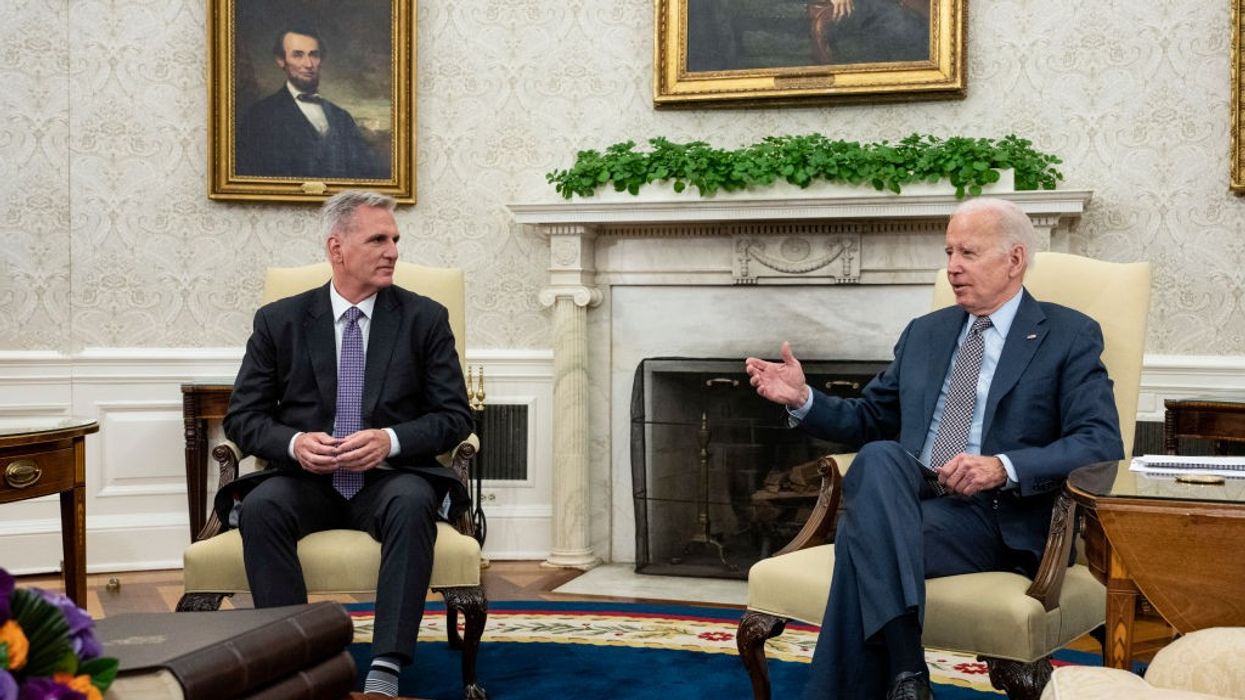 President Biden Meets With Speaker McCarthy As Debt Ceiling Negotiations Continue