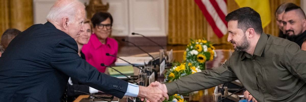 President Biden Welcomes Ukrainian President Zelensky To The White House