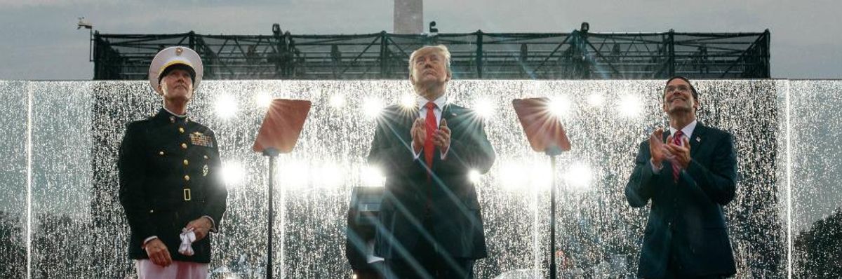 If Trump's Steampunk History of Revolutionary War Airbases Isn't Grounds for Impeachment, What Is?